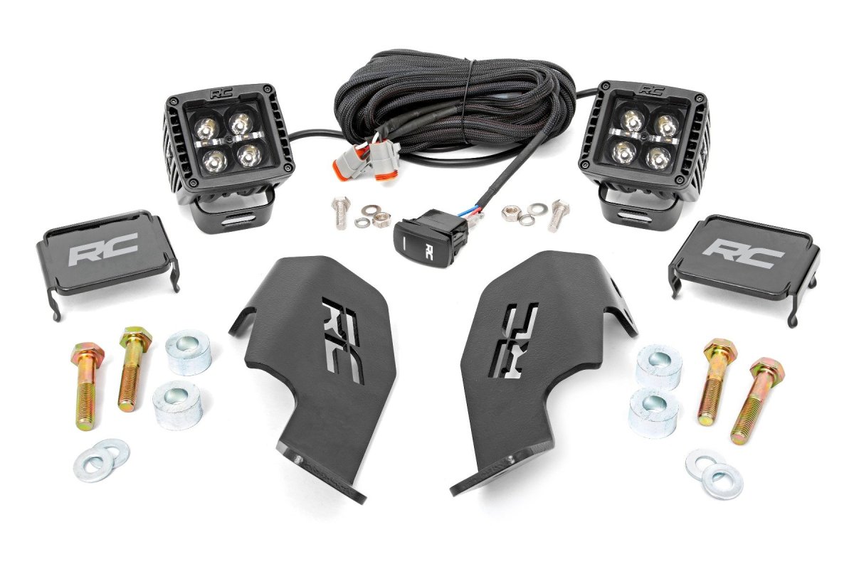 Honda Talon 1000 LED Light Kit - Rough Country - Cage Mount, 2
